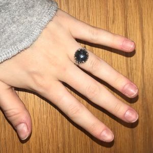 PANDORA Midnight Star Blue Crystal Ring